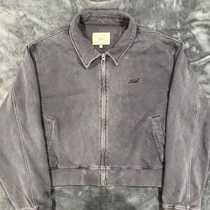 Kith Women's Grey and Navy Jumper